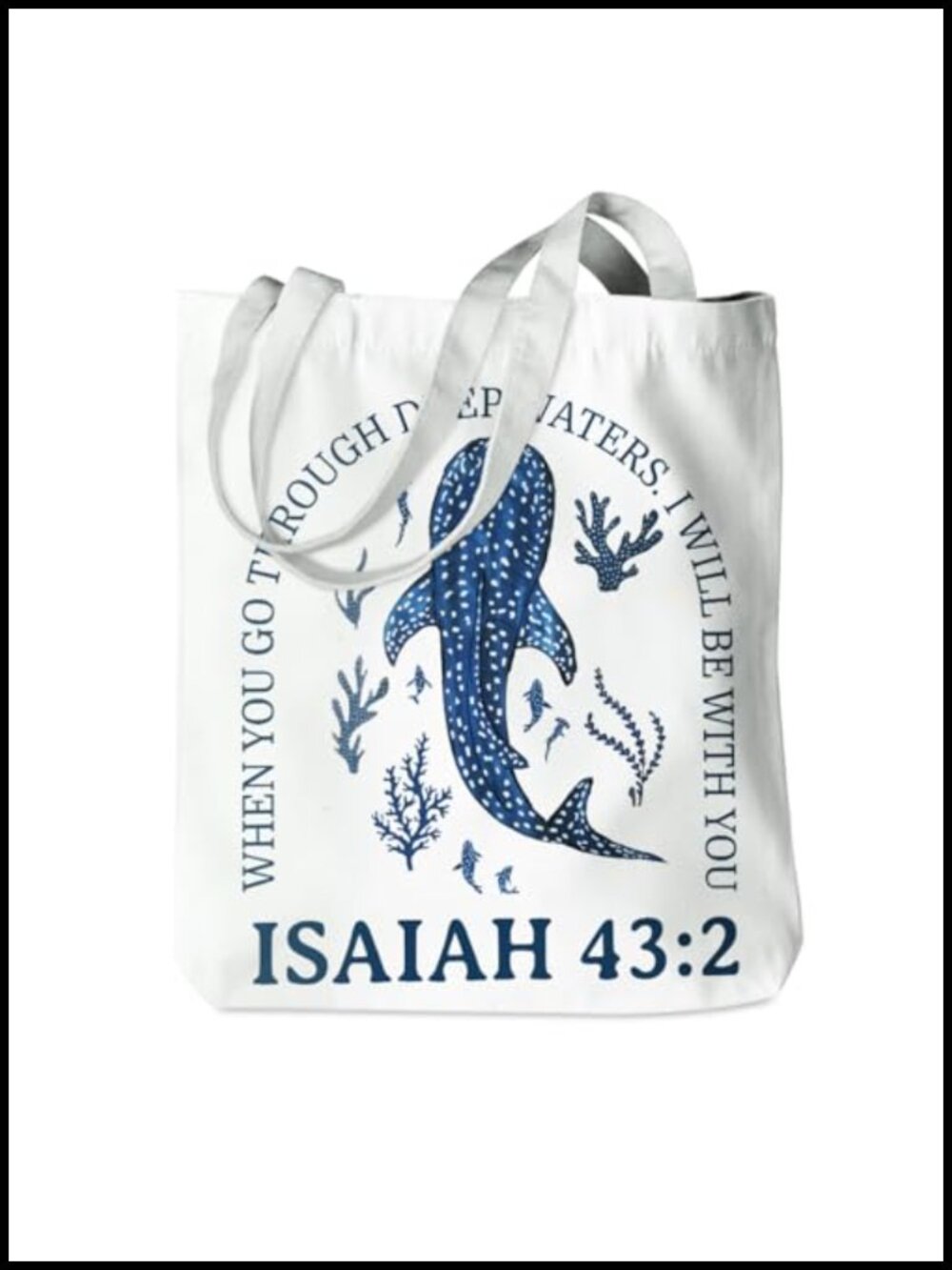 Cotton Canvas Tote Bag Reusable Grocery Beach Shoulder Bag Large